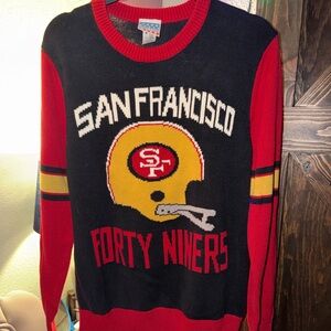 ❤️🖤 San Francisco 49ers Knit Sweater – Men’s M